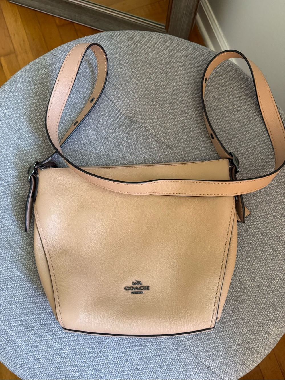 Coach Leather Crossbody Bag in Tan